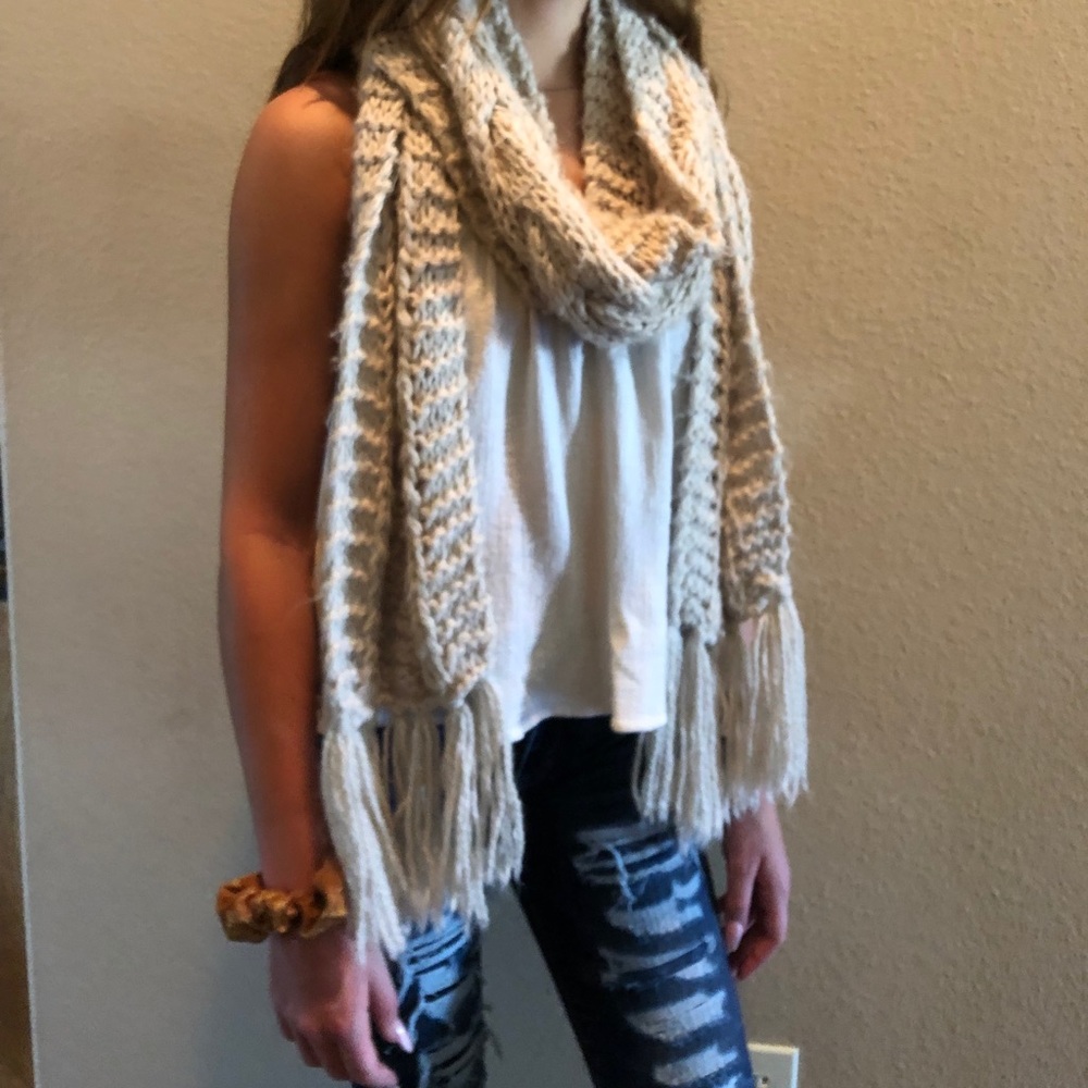 Cute beige scarf